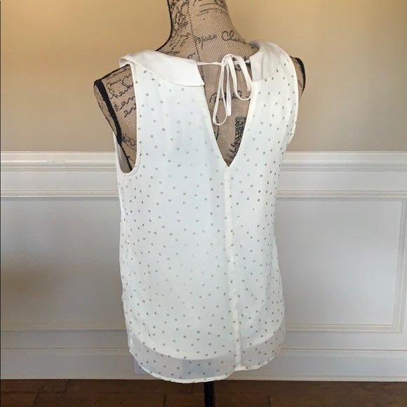 Lauren Conrad Embellished Layered Top with Pleats - Picture 7 of 8